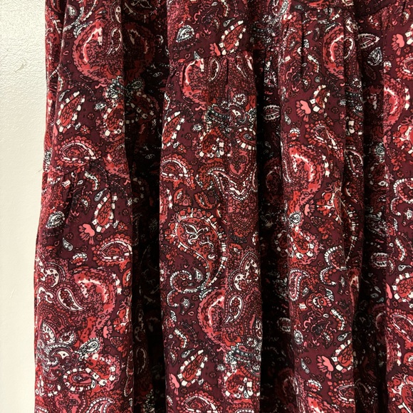 Red high low midi skirt size small - Picture 4 of 4